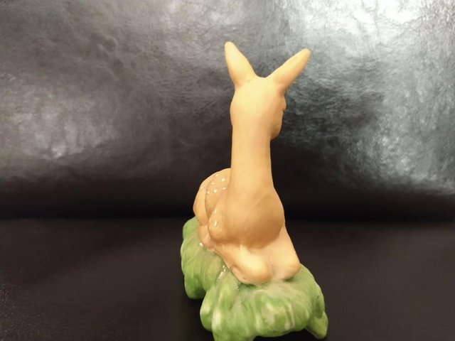 Image 2 of Vintage 1980's deer Fawn Figurine. Homeco?"  Immaculate.