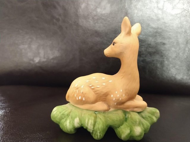 Image 4 of Vintage 1980's deer Fawn Figurine. Homeco?"  Immaculate.
