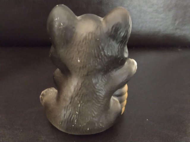 Image 3 of 1980's vintage Woodland animal ornament-Bear and Honeypot