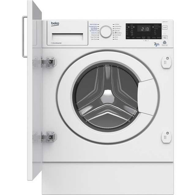 Preview of the first image of BEKO 7/5KG INTEGRATED WHITE WASHER DRYER-1400RPM-NEW-WOW.
