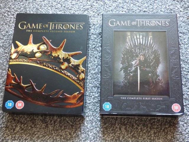 Preview of the first image of GAME OF THRONES DVDs.