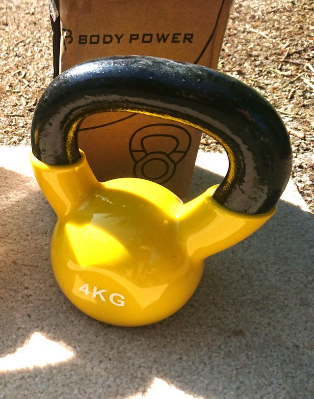 Preview of the first image of Kettlebell 4kg Vinyl Coated Cast Iron.