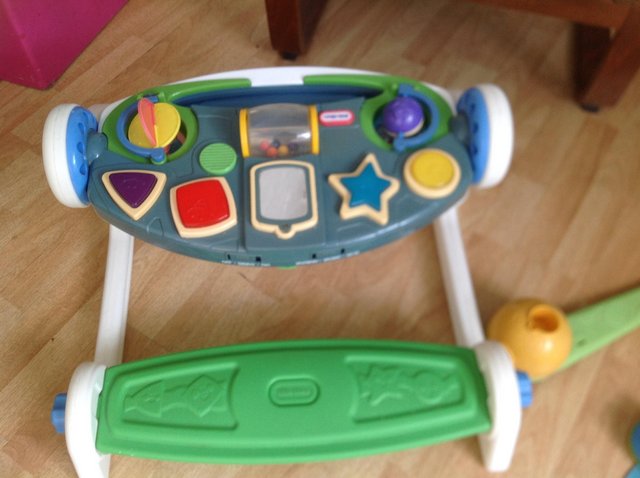 Preview of the first image of LITTLE TIKES 5 in 1 GYM /isher price kick piano/ driving toy.