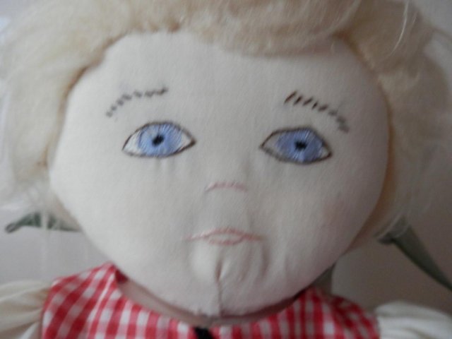 Image 2 of Hand Made Fabric Doll