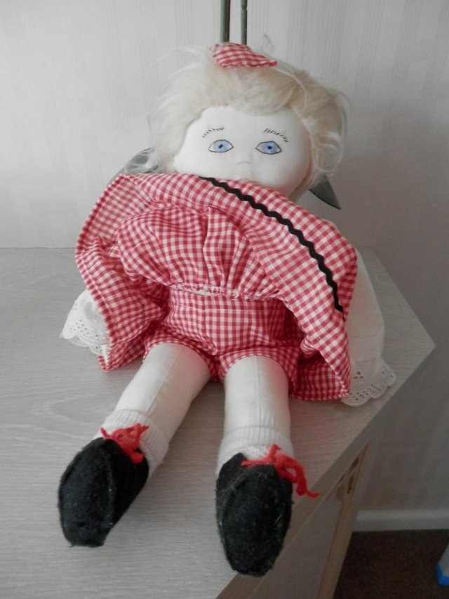 Image 3 of Hand Made Fabric Doll
