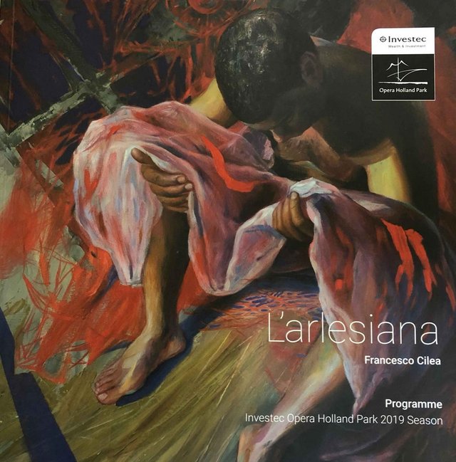 Preview of the first image of L'arlesiana, Holland Park Opera Programme, 2019.