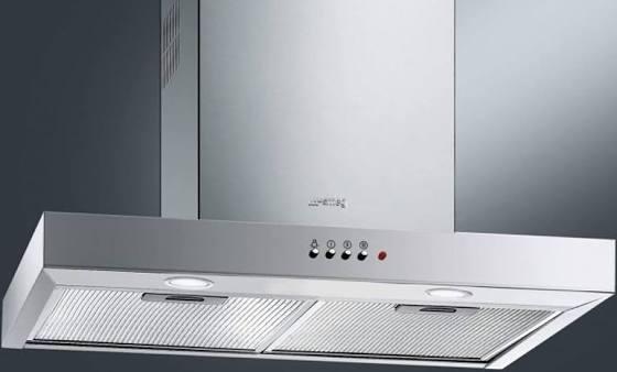 Preview of the first image of SMEG CUCINA 60CM STAINLESS STEEL CHIMNEY COOKER HOOD-NEW.
