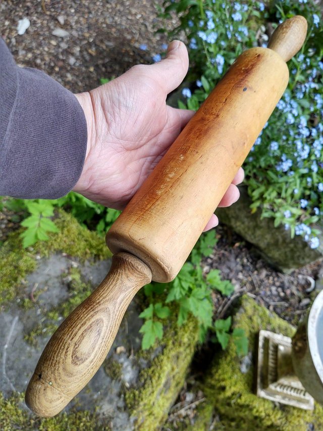 Image 3 of Vintage Wooden Rolling Pin