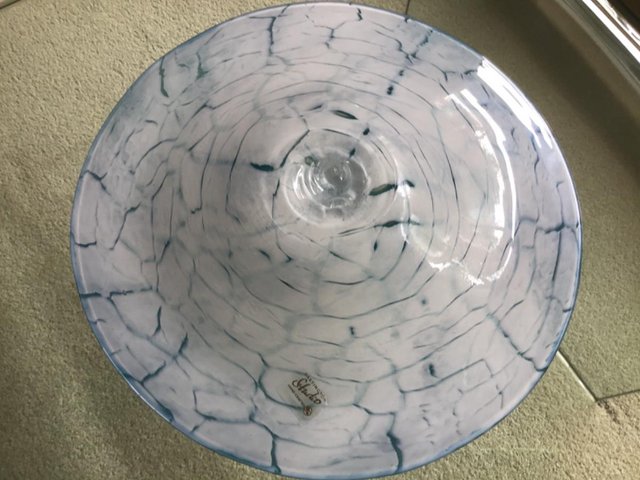 Image 3 of Vintage Dartington crystal dish