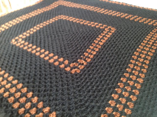 Image 2 of HAND CROCHETED THROW/ BLANKET NEW