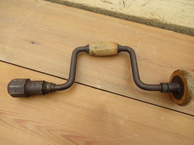 Preview of the first image of Ratchet Drill Brace- J A Chapman No. 66 - 81N - Vintage.