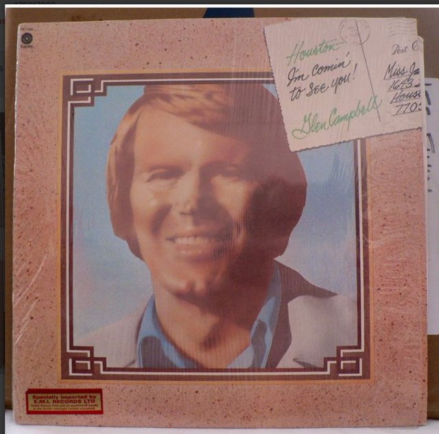 Preview of the first image of Glen Campbell - Houston (I'm Comin Home To See You).