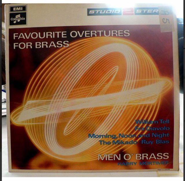 Preview of the first image of Favourite Overtures For Brass 1968 - Men O' Brass.