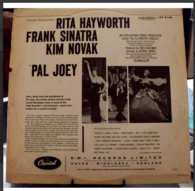 Image 2 of Pal Joey - 1957 - Frank Sinatra - Rita Hayworth - Kim Novak