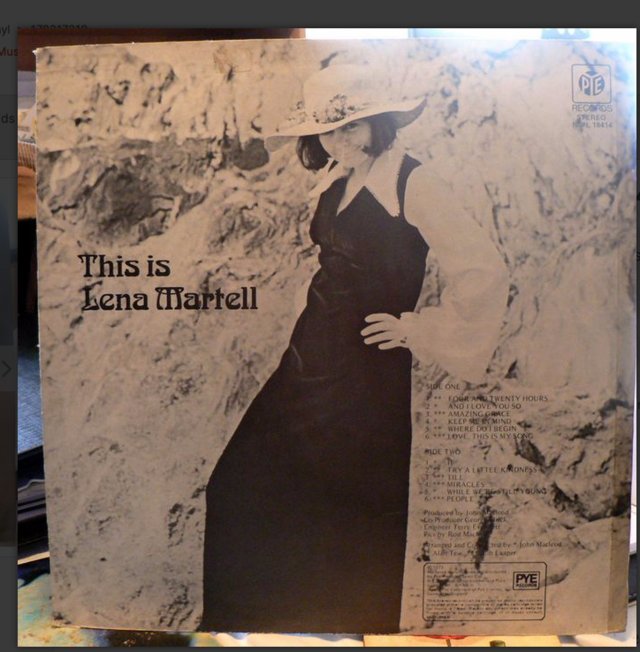 Image 2 of This is Lena Martell - 1973 - Pye Records