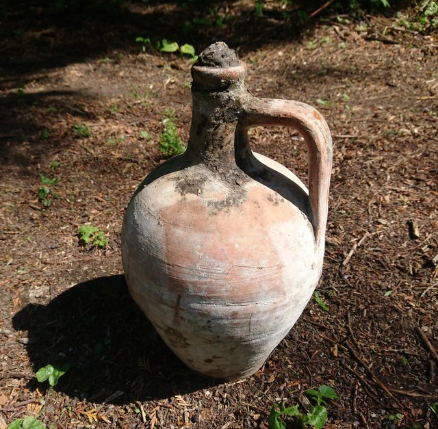 Image 2 of Greek / Aegean Terracotta Vessel / Jar