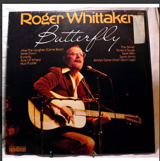 Preview of the first image of Roger Whittaker - Butterfly - Contour - CN 2003.