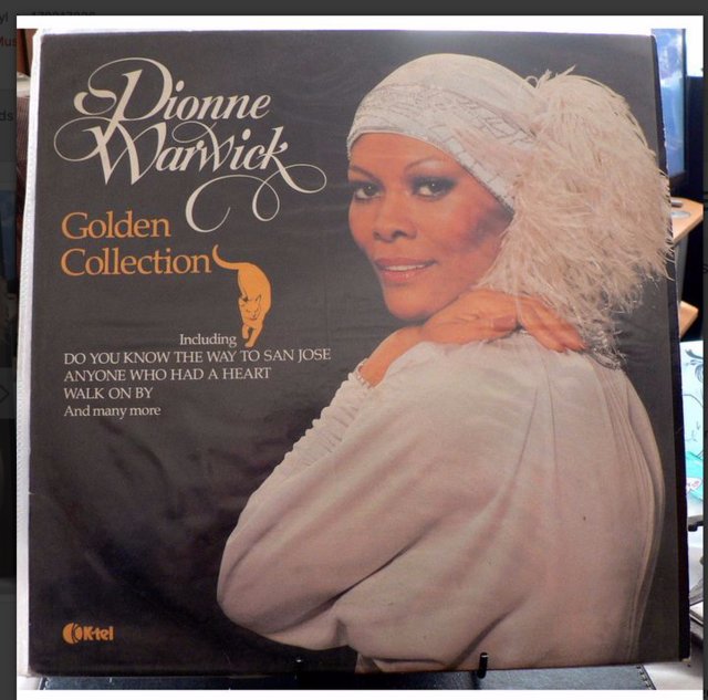 Preview of the first image of Dionne Warwick - Golden Collection - 1981 - K Tel - NE1137.