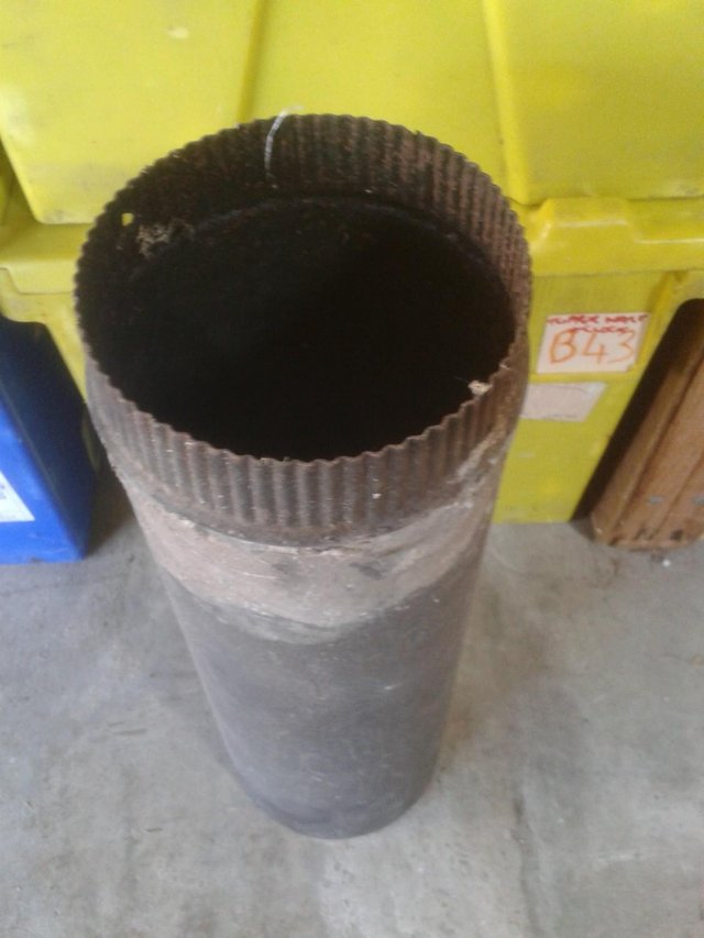 Image 2 of Log burner pipe 480mm high x 155mm diameter