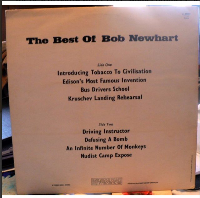 Image 2 of The Best Of Bob Newhart 1965 - Warner Brothers