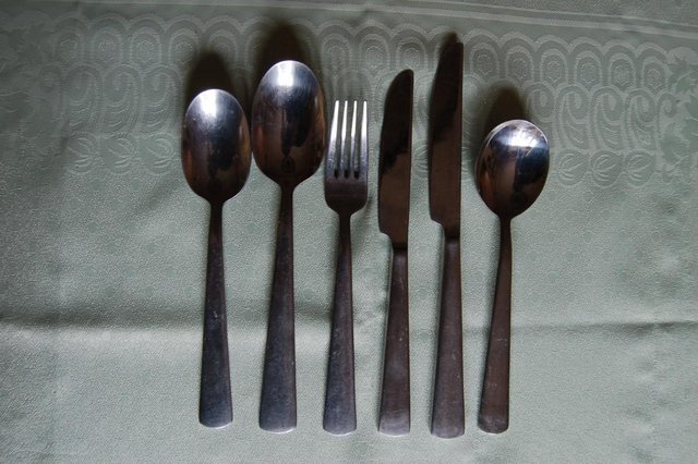Image 6 of Viners 'Sable' & 'Barnum' Stainless Steel Cutlery, VGC