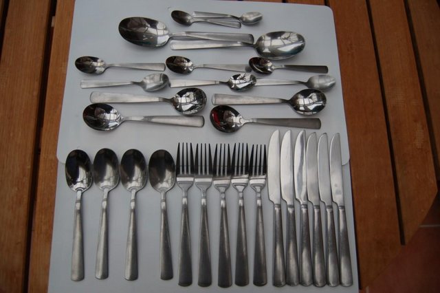 Image 7 of Viners 'Sable' & 'Barnum' Stainless Steel Cutlery, VGC