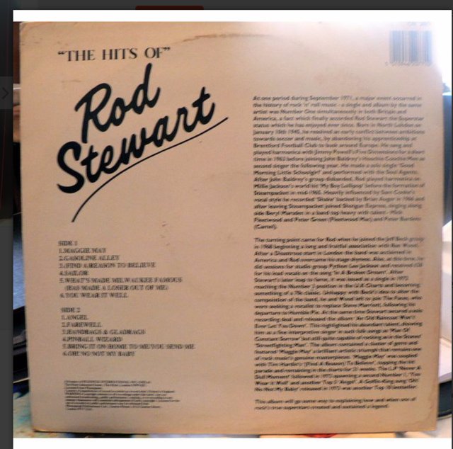 Image 2 of The Hits Of Rod Stewart - 1978 - Pickwick records - CN 2077