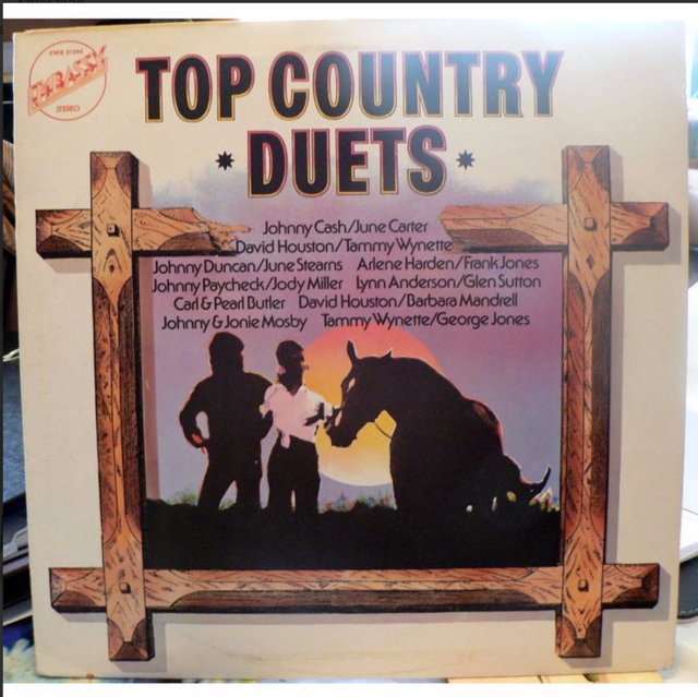 Preview of the first image of Top Country Duets - 1974 - Embassy EMB 31044.