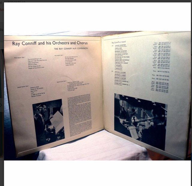 Image 2 of The Ray Conniff Hi-Fi Companion - 2 LP Gatefold Album