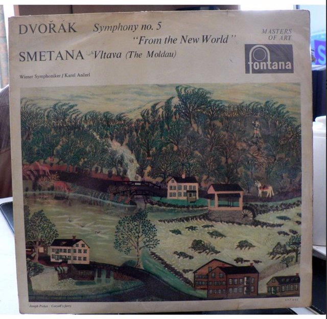 Preview of the first image of Dvorak Symphony No.5 - Smetana Vltava - Fontana 1958.