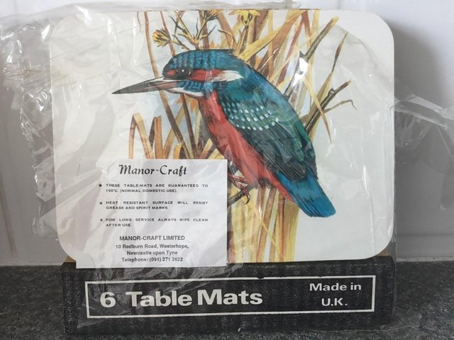 Image 2 of 6 Brand new Kingfisher table mats