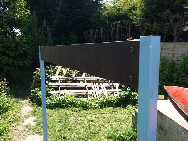 Preview of the first image of self stand coat rack garden feature /upscale.