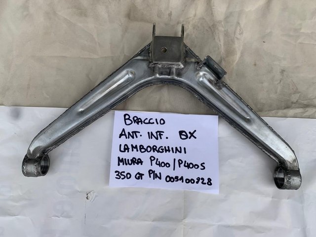 Preview of the first image of Front lower suspension arms for Lamborghini Miura P400/400s.