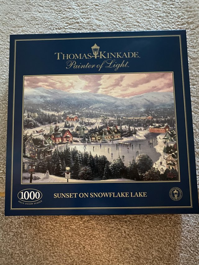Preview of the first image of Thomas Kincade 1000 piece Jigsaw.