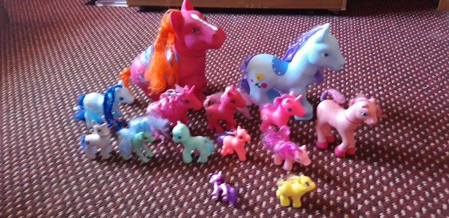 Preview of the first image of 14 Ponys Toys  £7 For All in pictures.