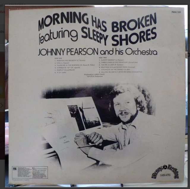 Image 2 of Johnny Pearson and His Orchestra - Morning Has Broken