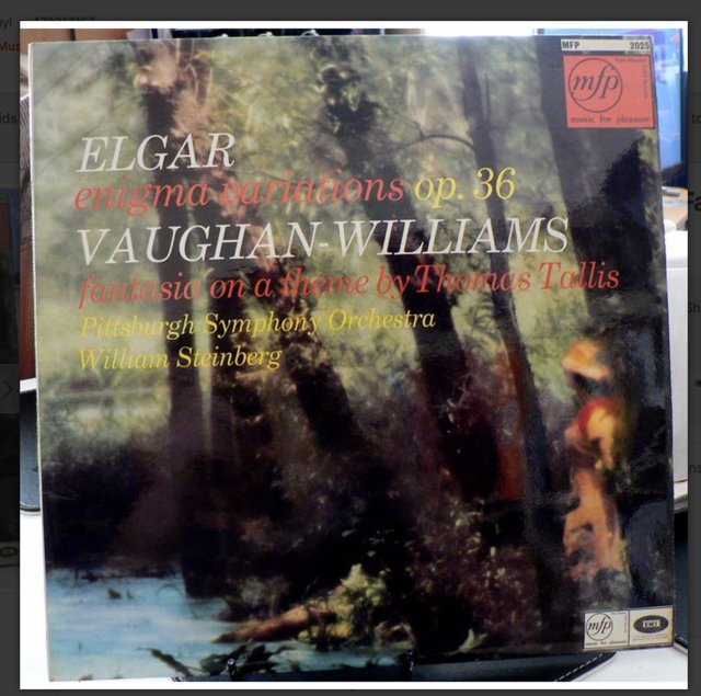Preview of the first image of Elgar Enigma Variations Op. 36 - Vaughan Williams.