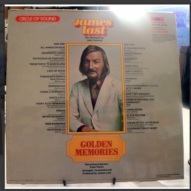 Image 2 of James Last His Orchestra & Chorus - Golden Memories - 1973