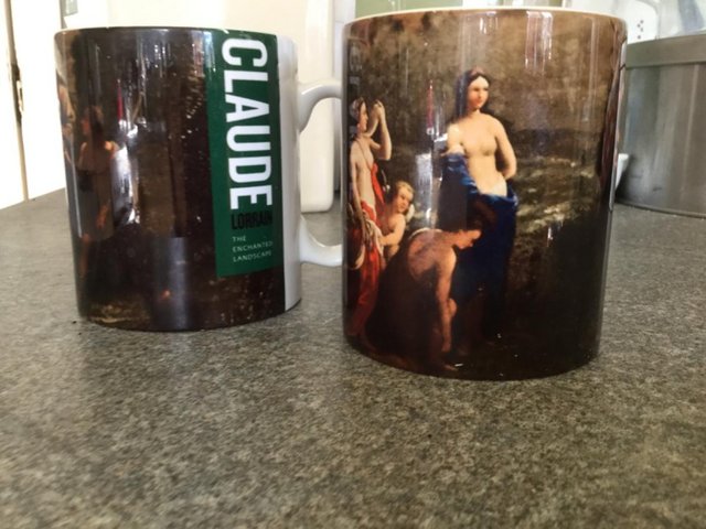 Preview of the first image of Pair Art mugs Claud Lorrain.