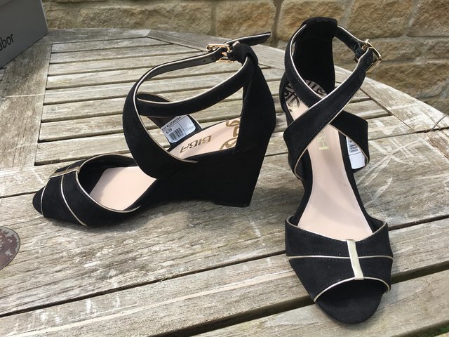 Image 2 of BIBA, M&S, Oasis peep / open toe heels / wedge shoes /sandal