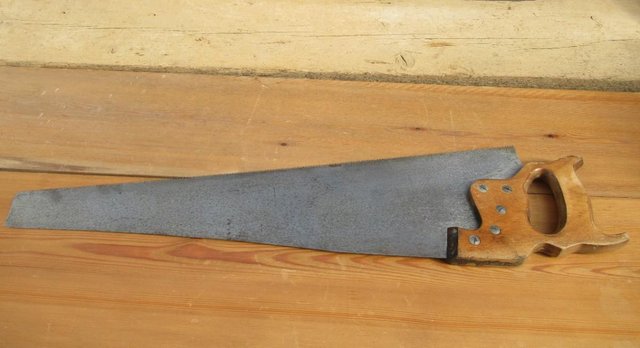 Image 3 of Carpenters Hand Saw – 26” Disston Canada – Vintage