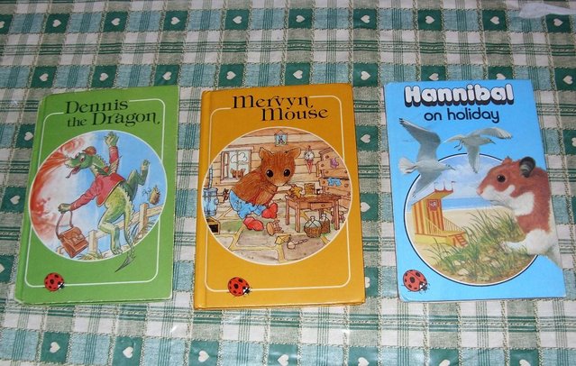 Preview of the first image of collection 3 ladybird books,Hannibal on holiday 1976Denn.