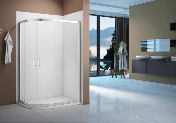 Image 2 of Shower Enclosure - Aquaglass Intro 760 x 900 Quadrant