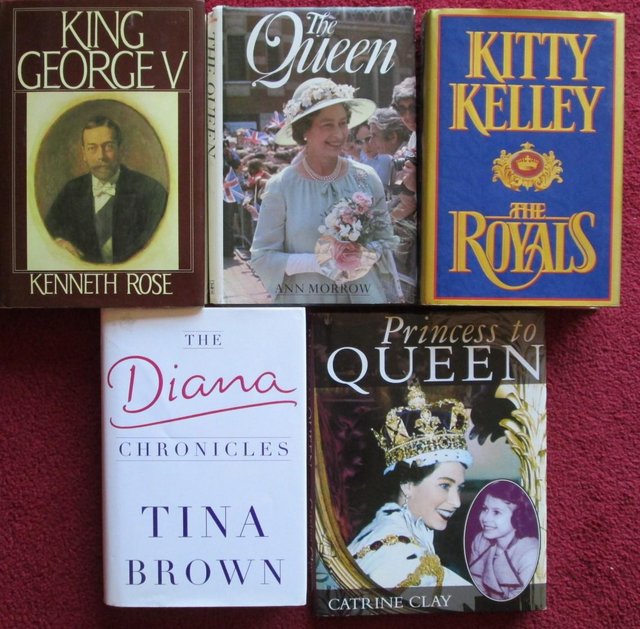 Image 3 of ROYAL FAMILY, selection h/back books, titles in description