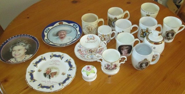 Image 2 of ROYAL FAMILY SELECTION PLATES, CUPS, BEAKERS £5.00 EACH