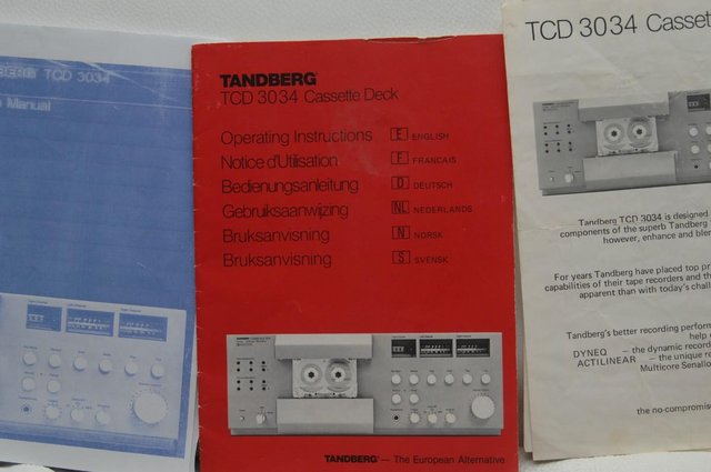 Image 4 of TANDBERGhifi tcd3034 cassettedeck
