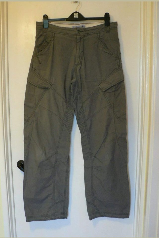 Image 3 of Fat Face Cargo Trousers 34L