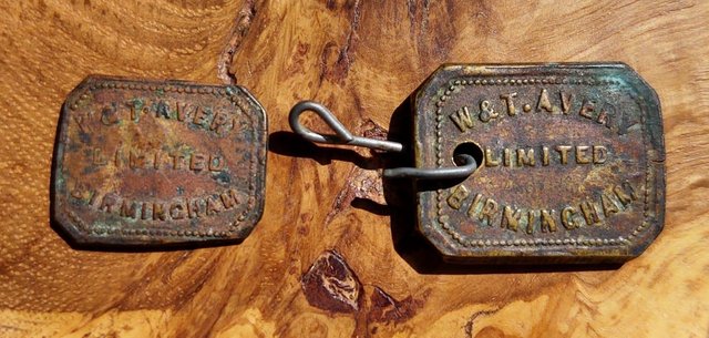 Image 3 of A Pair Of Antique W&T Avery Apothecary Weights
