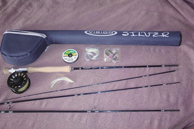 Preview of the first image of Vision Silver Fly Fishing Rig.