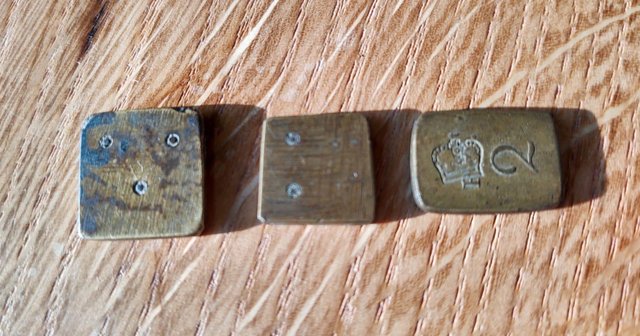 Image 2 of Antique Brass/Coin Weights